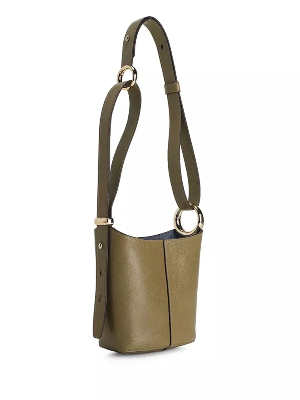 NWT KATE SPADE NY Halo Glazed Leather Mini Bucket Bag‎